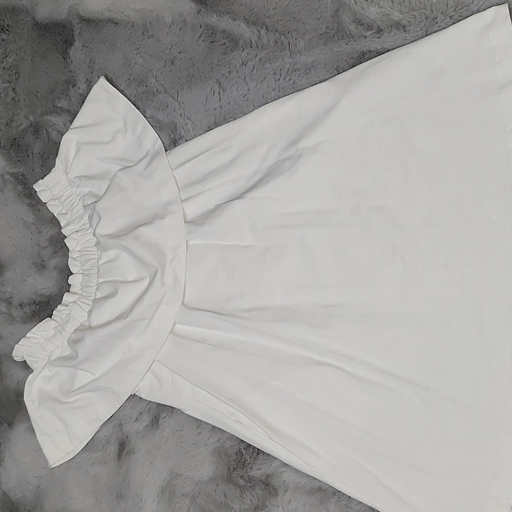H&M White Linen Dress